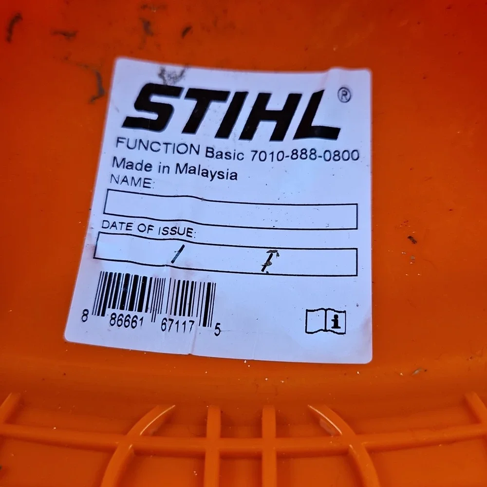 Lot Of 2 Stihl Head Hats Orange One Size Function Basics